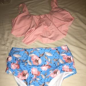 Two Piece High Waisted Bikini